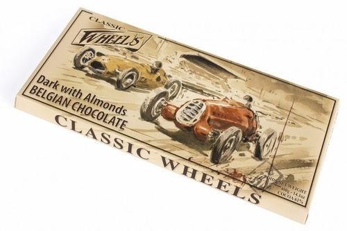 Classic Wheels Giant Zartbitterschokolade Mandel, 12*400g