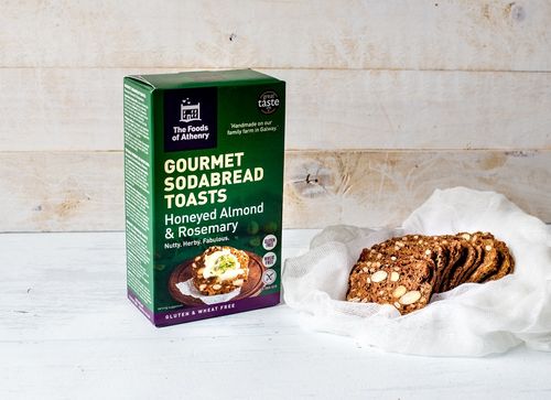 Honeyed Almond Rosemary Soda Bread Toasts Glutenfrei 12 Packungen mit je 100g