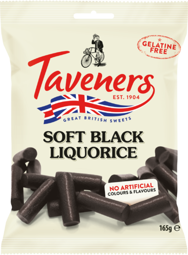 Taveners Soft Black Liquorice, 14 Beutel zu 165g