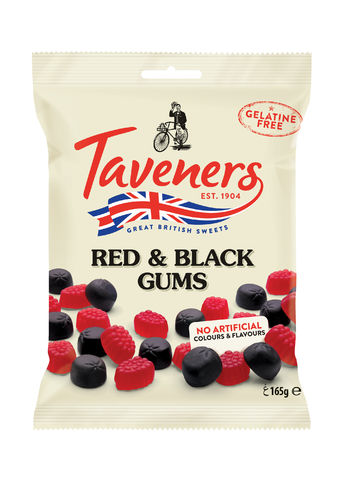Taveners Red & Black Gums, 12 Beutel zu 165g