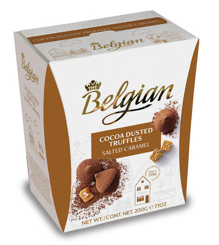 The Belgian Cocoa Dusted Truffles Salted Caramel 15*200g