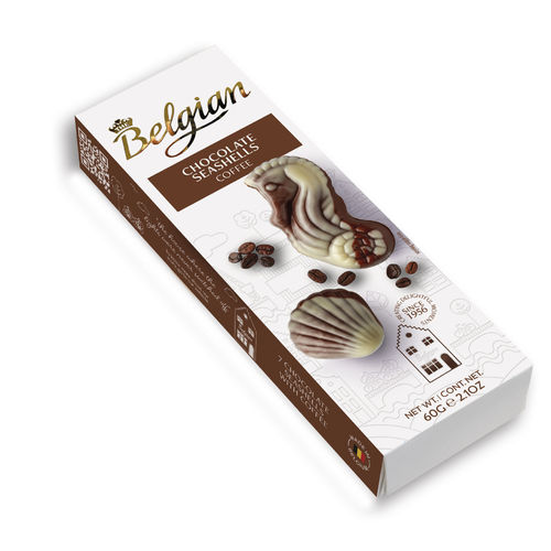 The Belgian Coffee Chocolate SeaShells 10*60g